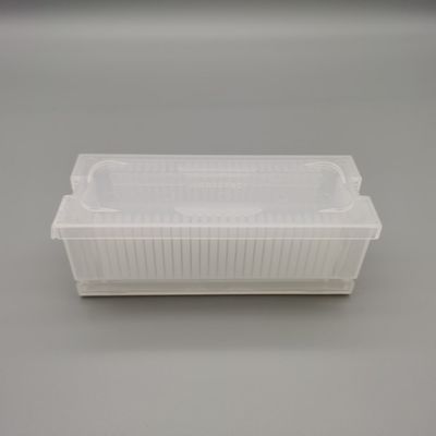 Купить Четырехугольная коробка для кремниевых вафелей 25PCS Тип прессы Перерабатываемое использование с дном и крышкой online manufacture