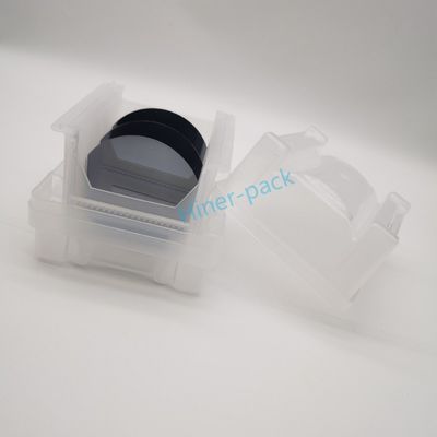 Чистый PP Wafer Shipping Box Carrier с кассетой 4 дюйма 100 мм используется в Wafer Fab